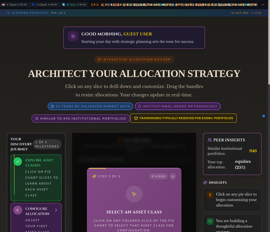 MK Allocate Dashboard